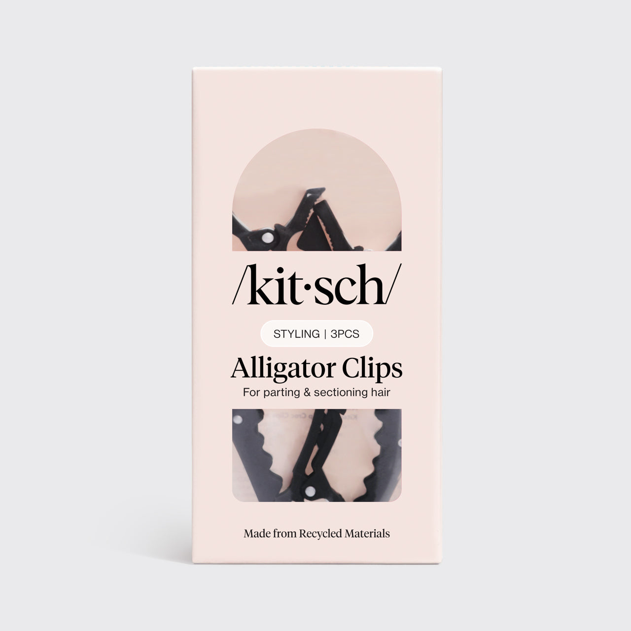 Black No-Slip Alligator Clips 3pc Set