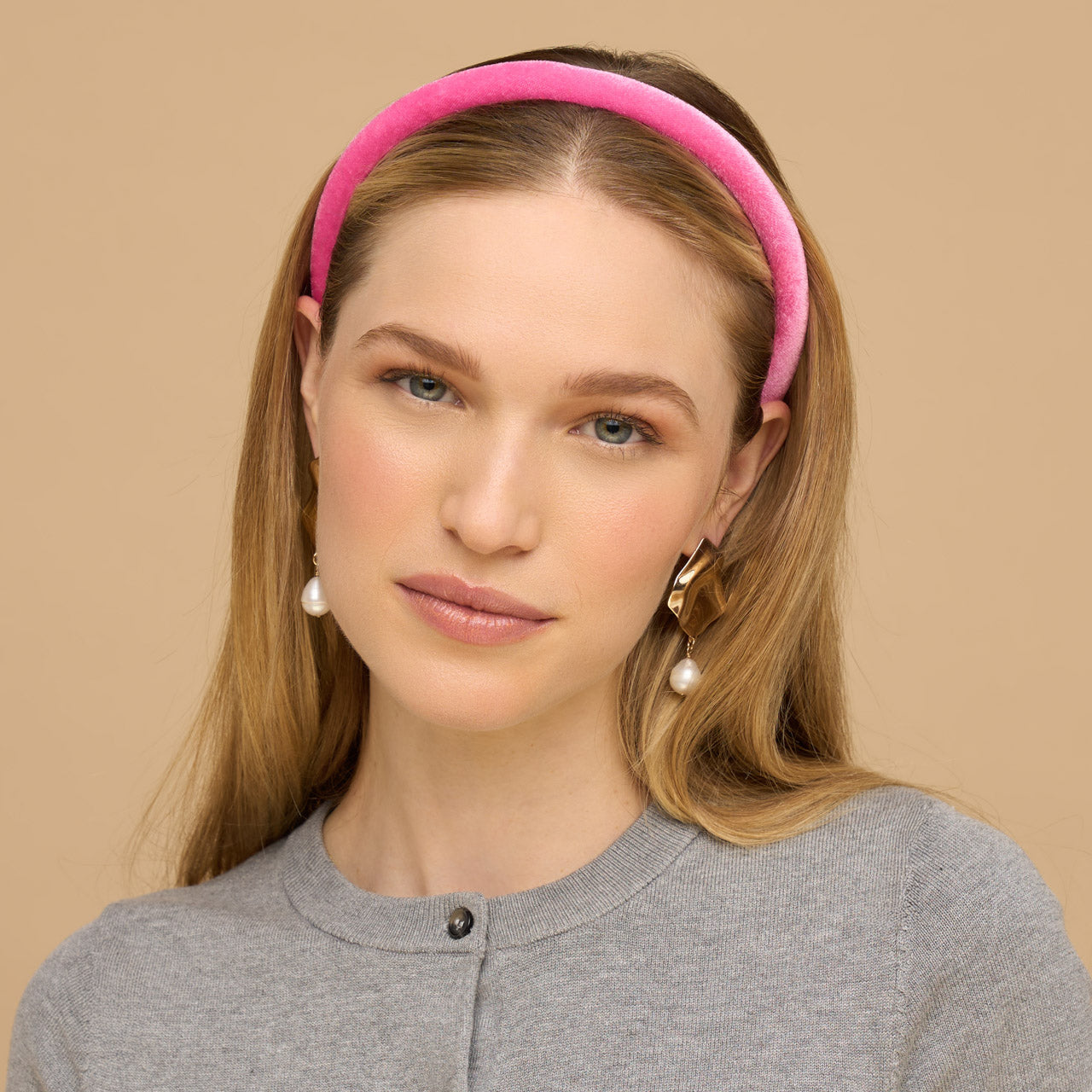 Red. Pink & Green Velvet Headbands