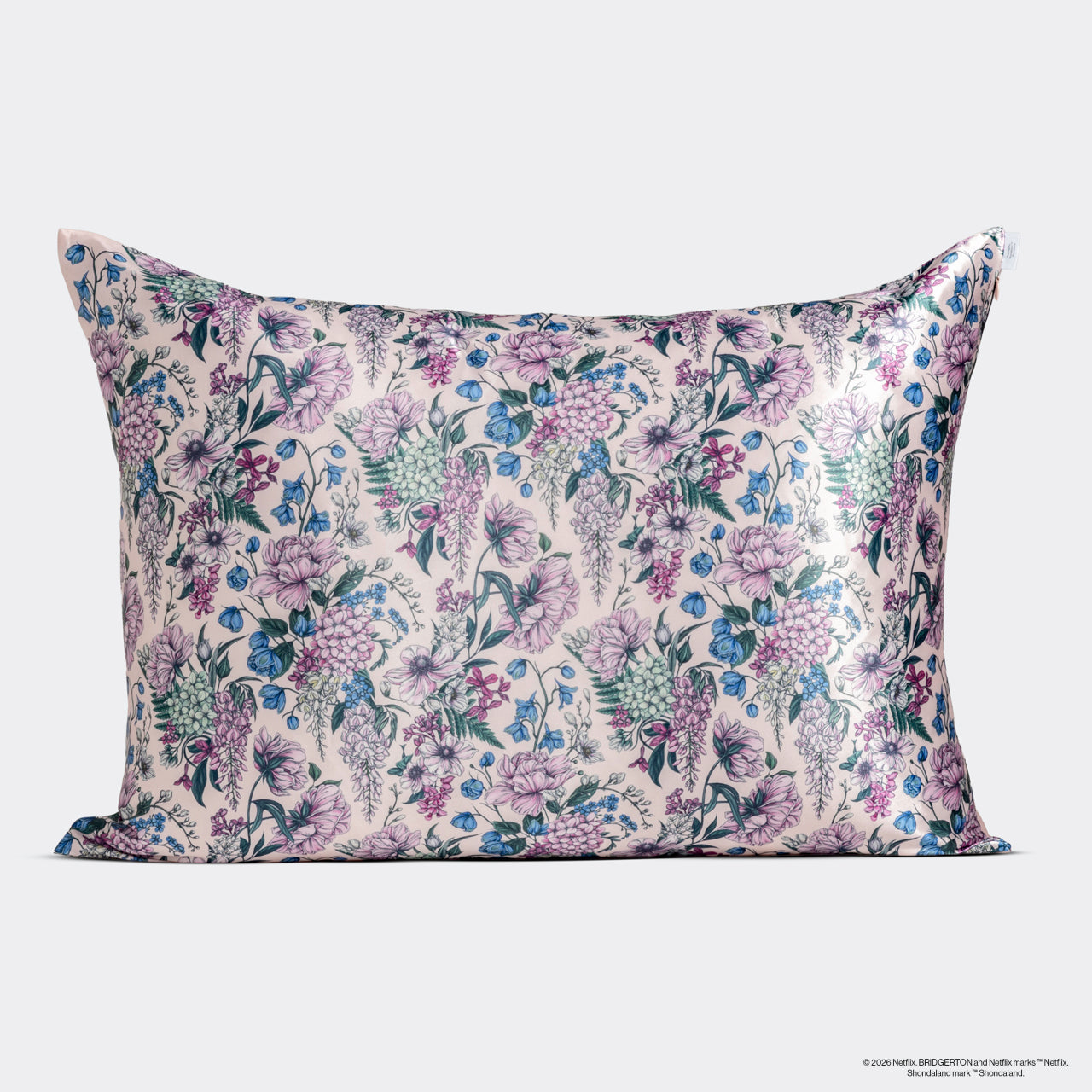 Bridgerton x Kitsch Satin Pillowcase in Wisteria 2 Pack