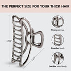 Hematite Metal Claw Clip