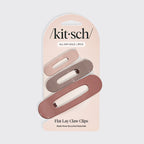 Terracotta Flat Claw Clips 3pc Set