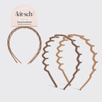 Neutral Zig Zag Headbands 2pc Set