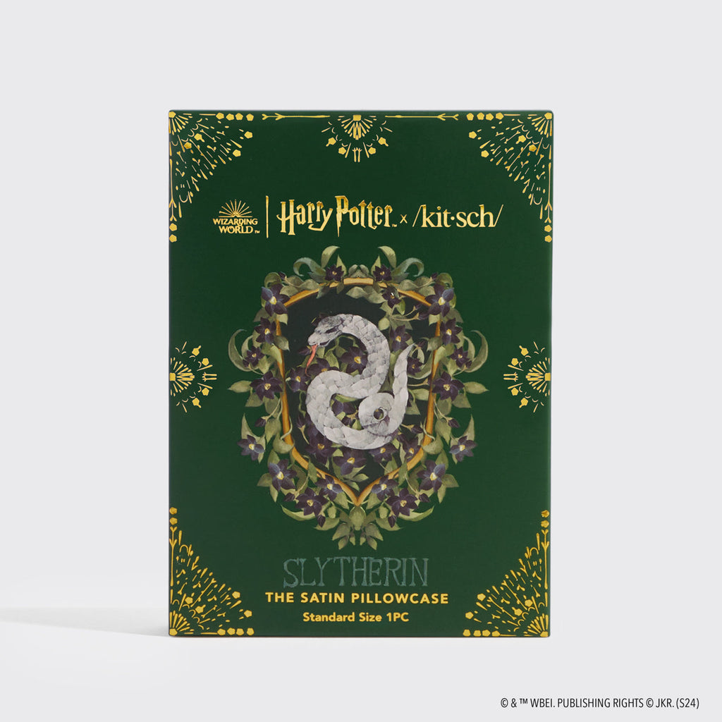 Kitsch x Harry Potter Satin Pillowcase in Slytherin 4 Pack