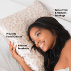 Satin Pillowcase in Leopard 4 Pack