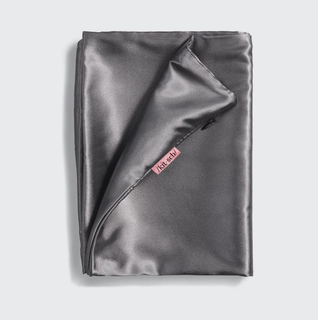 Satin Pillowcase in Charcoal 4 Pack